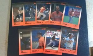 Cal Ripken Baltimore Orioles Star Company 1991 All-Star PLASTIC WOW OVERSIZE SET