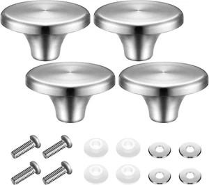 4 Sets Dutch Oven Knob Stainless Steel Replacement Knob Pot Lid Handle Compatibl - Picture 1 of 12