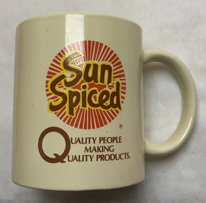Vtg SunSpiced Farms Potatoes Processing Basic American Foods Blackfoot Idaho Mug - Picture 1 of 5