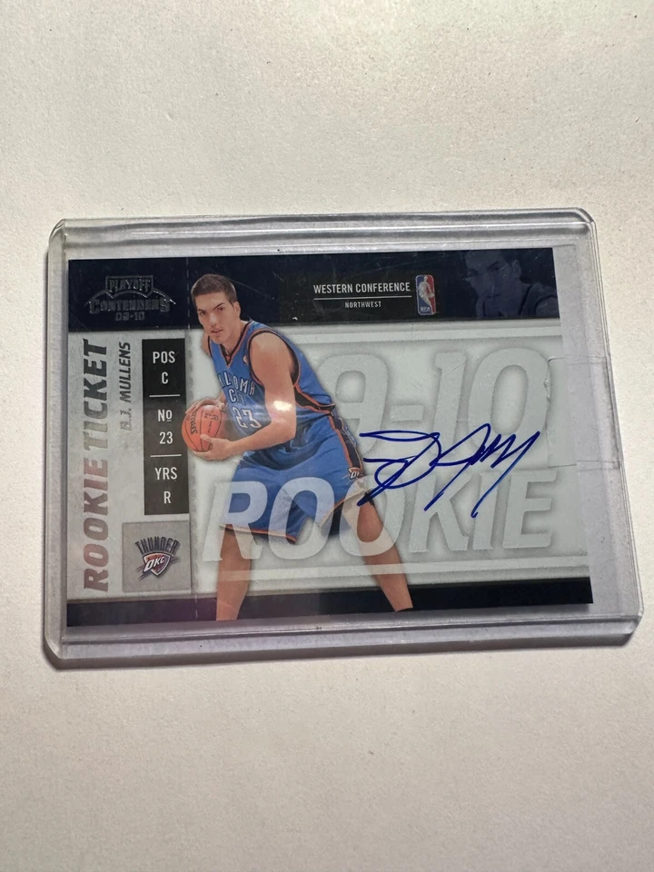 K17,224 - 2009-10 Playoff Contenders #121 B.J. Mullens Auto RC - Image 1 of 1