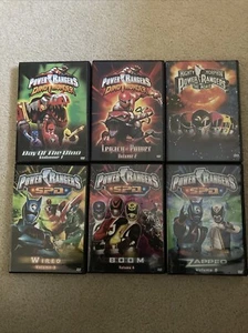 Power Ranger DVD set of 6 SPD Dino Thunder Mighty Morphin Power Rangers Movie - Picture 1 of 8