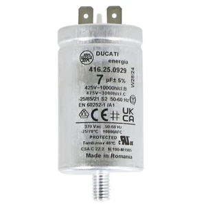 7UF Capacitor HOOVER CANDY Tumble Dryer 7MF LAMONA LAM8875 LAM8876 Genuine - Picture 1 of 12