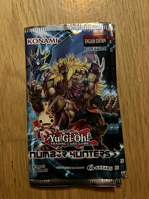YuGiOh - Number Hunters Booster Pack - 1st Edition - EMPTY PACK -  - Image 1 of 2