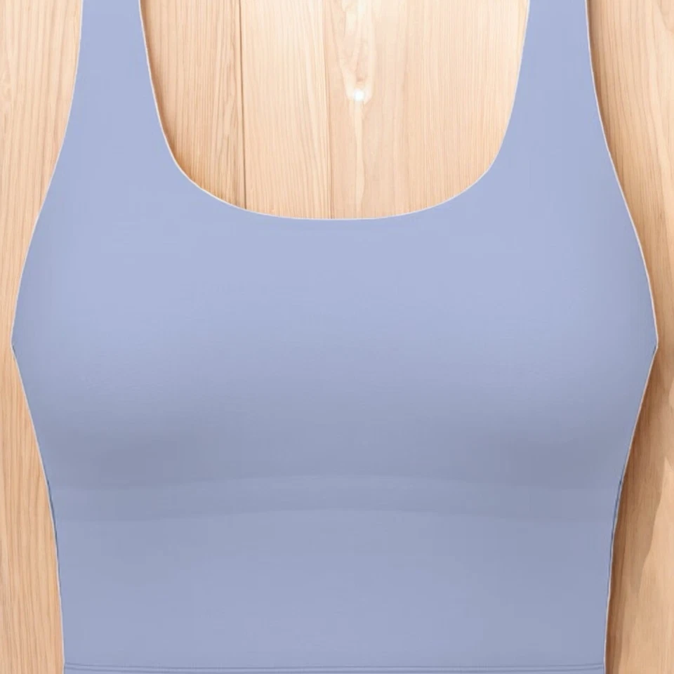 Victoria's Secret PINK Relay Longline Sports Bra - Dusty Iris - Blue - Small - Image 1 of 1