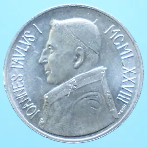 GIOVANNI PAOLO I 1000 LIRE 1978 ROMA ARGENTO SILVER COIN FDC CURRENCY COLLEZIONE - Foto 1 di 2