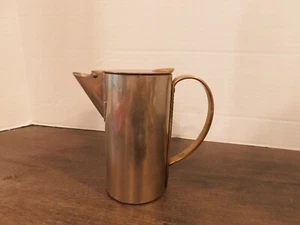 REVERE COMPANY "TAPSTER" BEER CAN OPENER/TANKARD, BRASS & IRON 5 5/8" X 6" USED - Picture 1 of 6