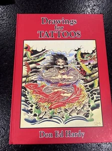 Ed Hardy Drawings For Tattoos Volume 1 - First Printing OOP - Picture 1 of 14