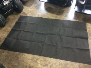 Golf Cart ,ATV, UTV. OR MOWER, BLACK GARAGE PARKING MAT Made In The USA - Picture 1 of 2