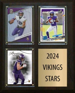 2024 Stars Minnesota Vikings Justin Jefferson Jordan Addison TJ Hockenson 2023 D - Bild 1 von 3