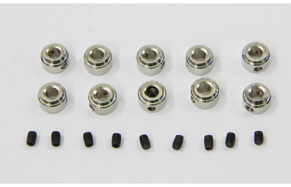 Stellringe mit Bund Ø 4,1mm (innen) Stahl VE=10 Stück Jamara 179588 - Bild 1 von 1