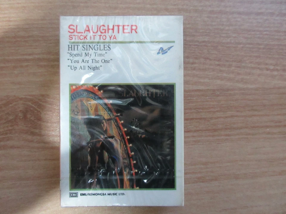 Slaughter - Stick It To Ya Rare Korea 1st Cassette Tape SEALED NEW  - Image 1 of 4
