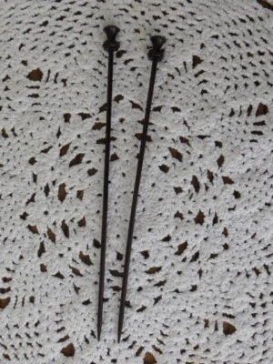 4mm (US Size 6) Rosewood Kitting Needles - Image 1 of 2