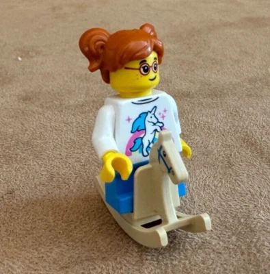 LEGO Series 24 Girl Rockin Horse Rider Collectible Minifigures 71037 rocking fig - Image 1 of 3