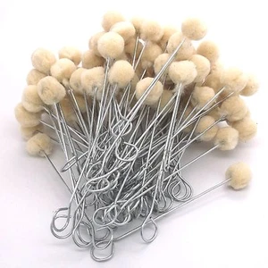 Wool Dauber 100 Pack 3445-99 by Stecksstore For Leather Dyes, Sealers - Picture 1 of 1