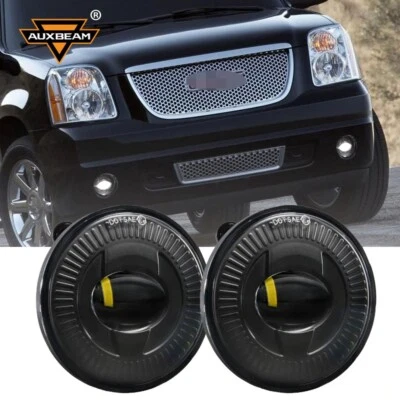 AUXBEAM for 2007-2014 GMC Yukon / Yukon XL 1500 2500 LED Projector Fog Lights - Image 1 of 4