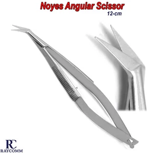 Instrumento de sutura de tejido oral tijeras de iris angulares micro moluscos médicos quirúrgicos - Imagen 1 de 5