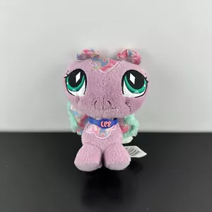 Littlest Pet Shop Pink Purple Butterfly Plush Stuffed Animal Hasbro 6” LPS VIPs - Picture 1 of 2