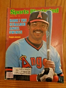 Vintage Sports Illustrated Mar 15, 1982 Reggie Jackson California Angels - Picture 1 of 2