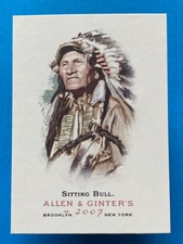 2007 Topps Allen & Ginter Sitting Bull #113