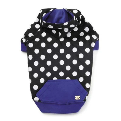 Camiseta Pullover M. Isaac Mizrahi Colección Punto Floral Corbata Perro Camiseta Mascota Sudadera con Capucha Foto 1 de 3