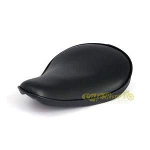 Sella singola moto solo seat nera per moto custom predisposta per molle 32x25,5 - Foto 1 di 1