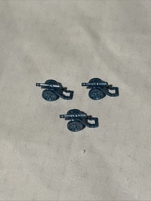 Risk 40th Anniversary Collector's Edition Replacement Blue Metal Artillery x3 - Image 1 of 2