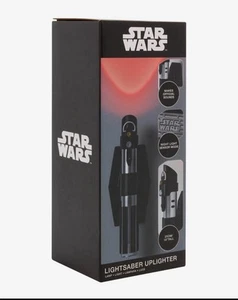 Star Wars Lightsaber Uplighter Red Darth Vader Up Light Lamp w Sound Wall Sconce - Picture 1 of 5