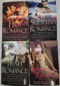 4 PB Lot: The Mammoth Book of Scottish / Hot / Irish /Regency Romance - Picture 1 of 19