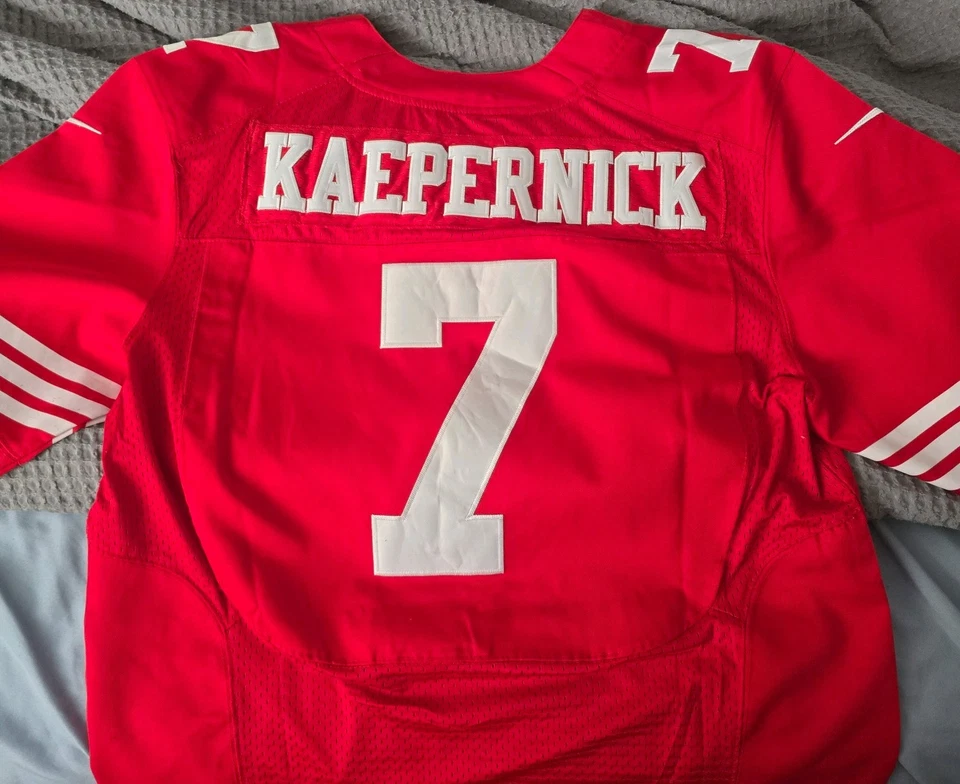 Colin Kaepernick 旧金山 49 人队红色耐克球衣 48 码状况良好 — 第 1/4 张图片
