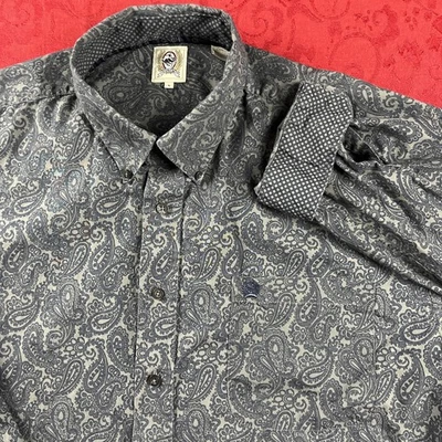 Cinch Western Shirt Mens L Paisley Long Sleeve Cowboy Rodeo Workwear Button Up - Image 1 of 4