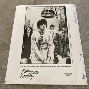 Foto de prensa de Manic Street Preachers 8x10”. Richey James Edwards, ver descripción. - Imagen 1 de 4