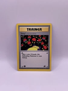 1ª Edición Sleep! 79/82 Team Rocket WoTC Pokémon Juego de Cartas Coleccionables 2000 LP - Imagen 1 de 2