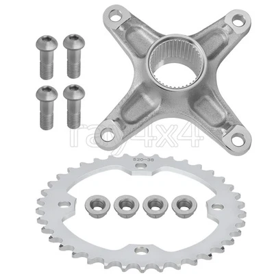 COLLAR DE CUBO DE PIÑÓN TRASERO y piñón para YAMAHA 2009 - 2024 YFZ 450R 450X YFZ450R Foto 1 de 4