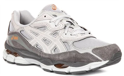 Asics Gel-Nyc Influir Acolchada Cordones Hombre Zapatillas En Gris Ru 8-12 - Imagen 1 de 4