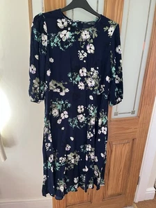 M&S Ladies Floral Dress 22 Short - Imagen 1 de 7