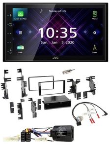 JVC DAB 2DIN Lenkrad Bluetooth USB Autoradio für Nissan Cube ab 2009 Frontier ab - Bild 1 von 11