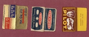 Razor Blade Wrappers Lamette da barba Rasierklinge HOJA DE AFEITAR #495 - Picture 1 of 1