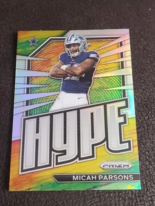 2022 Panini Prizm Silver Prizm- Hype #H-15 Micah Parsons - Picture 1 of 2