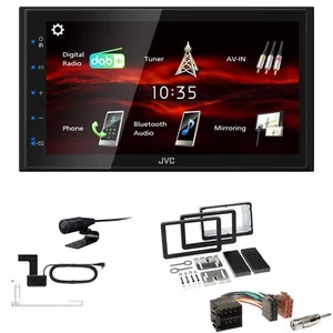 JVC Bluetooth 2DIN DAB+ Autoradio für Alfa Romeo 159 mit OEM Navi - Bild 1 von 5