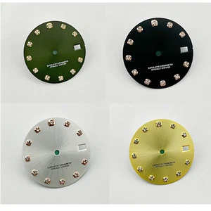 28,5 mm Watch Dial Diamond Encrusted Diving Dials for NH35 Mechanical Movement - Bild 1 von 29