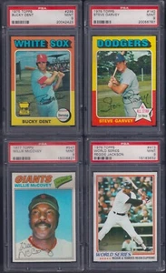 PSA 9 1975 Topps #140 Steve Garvey Los Angeles Dodgers All-Star MINT ONLY READ - Foto 1 di 13