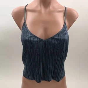 Victoria's Secret Satin Camisole Tank Top Spaghetti Straps Sleepwear Gray L NWT - Picture 1 of 6
