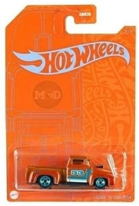 Hot Wheels orange and blue series custom 1956 56 ford truck pickup 2/5 - Picture 1 of 4
