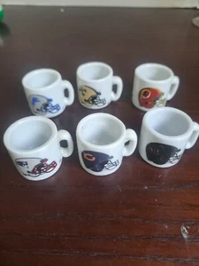 6 NFL mini Bubblegum Machine Mugs Patriots, Bears, Saints, Lions, Redskins,... - Picture 1 of 8