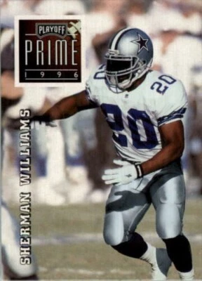 1996 Playoff Prime Football Card #109 Sherman Williams - Image 1 of 2