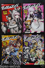 Danganronpa: Trigger Happy Havoc 4koma Kings, Manga LOT 1-4 - JAPAN