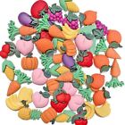 Aabellay 50PCS Miniature Fruit Vegetable Simulation Orange Resin Decoration Tabl