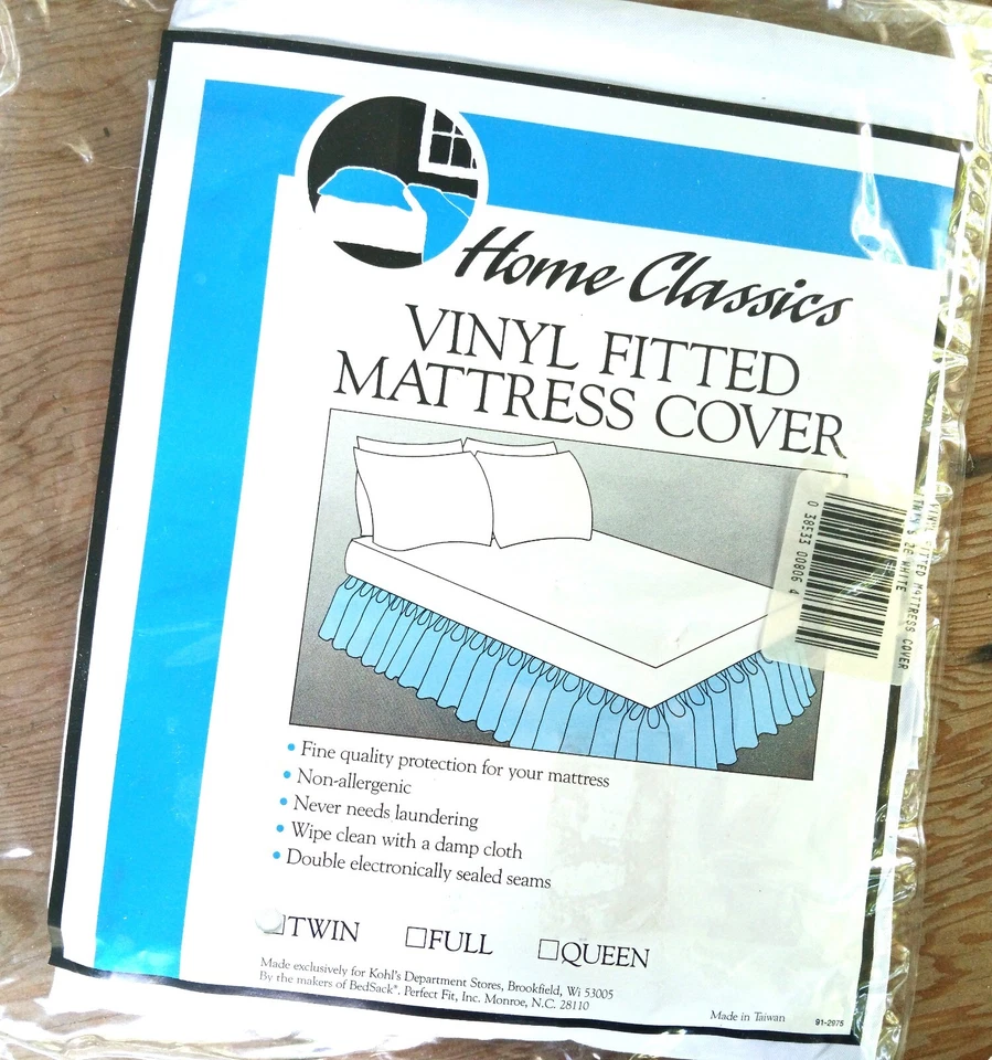 Винил резинке Twin размер матрас чехол / протектор новый!! Kohl's - Изображение 1 из 1