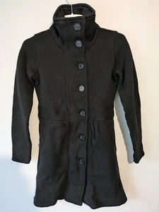 Patagonia Jacket Womens Medium Better Sweater Coat Black Button Up - Picture 1 of 10