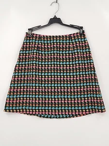 Express Flare Skirt Adult Womens Size 5/6 Black Floral 100% Polyester NWT - Picture 1 of 7